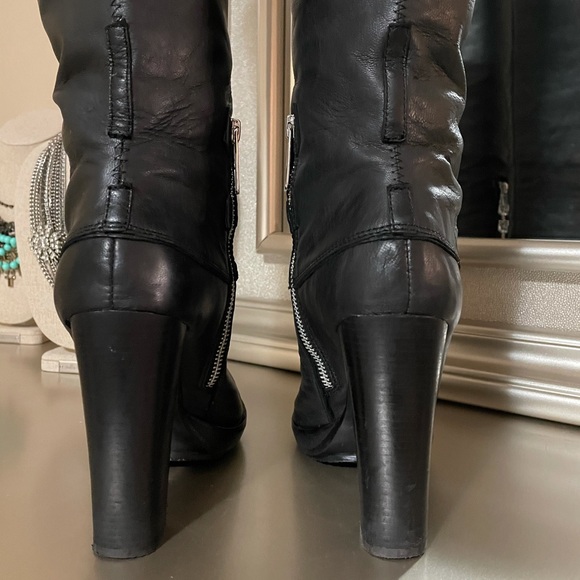 Michael Kors Tall Leather Boots - Picture 5 of 9